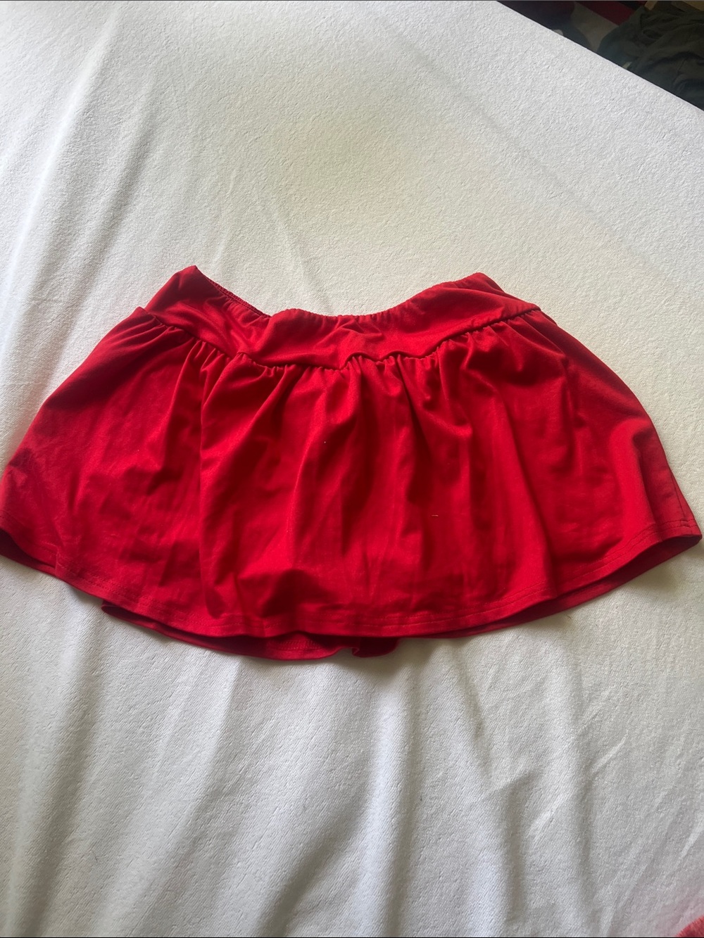 Red tennis Mini Skirt / skort- Unbranded